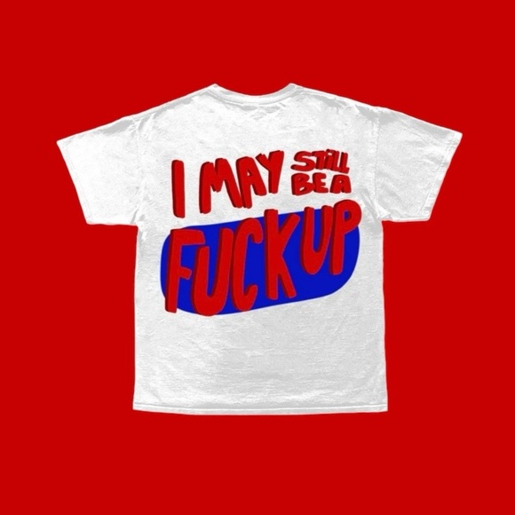 Tyler Posey "Shut Up" Graphic Band Tee Signed Unisex Shirt In White - Picture 4 of 8